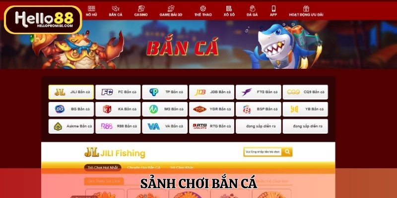 Sảnh chơi bắn cá