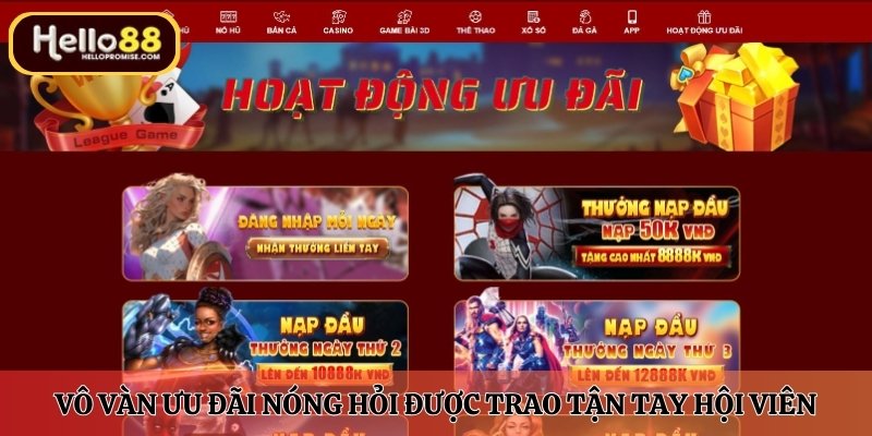 Vô vàn ưu đãi nóng hỏi được trao tận tay hội viên